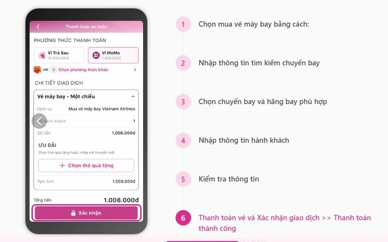 Xác nhận giao dịch