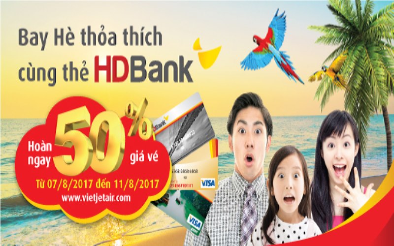 Nhiều ngân hàng liên kết, tích hợp tính năng đặt vé Vietjet Air.