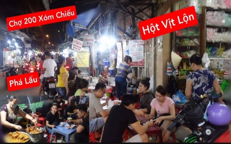 Chợ 200 Xóm Chiếu Quận 4