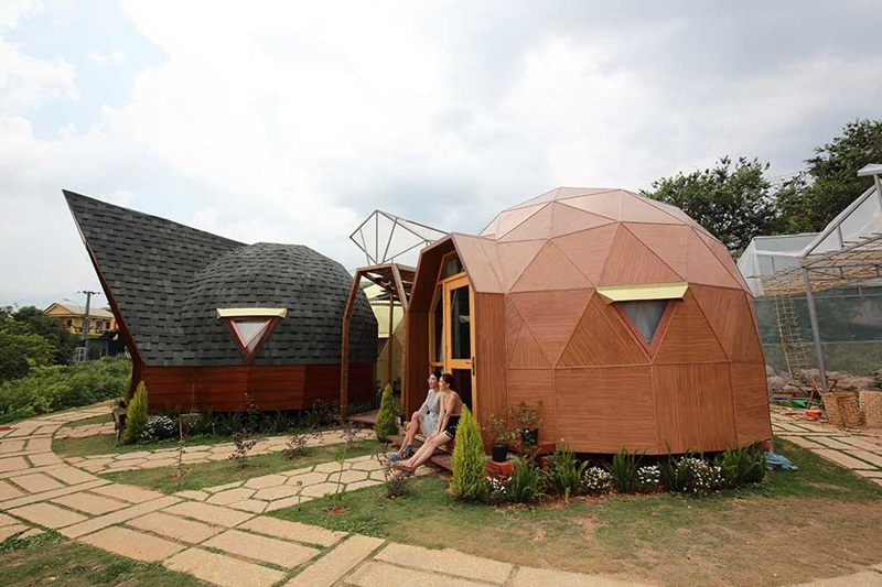 Homestay Đà Lạt nhà gỗ Dome House Bungalow