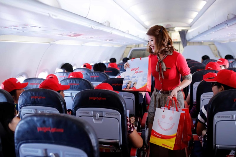 Các dòng máy bay Vietjet có bao nhiêu chỗ ngồi?