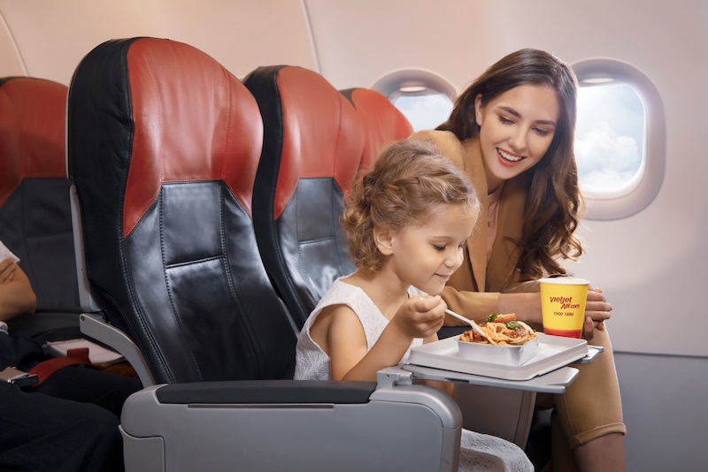 Mẹo chọn chỗ ngồi thoải mái trên máy bay Vietjet