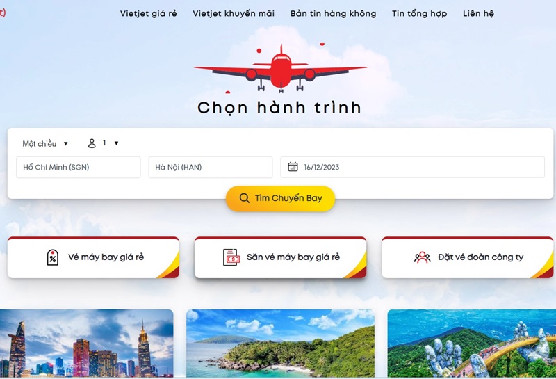 Vietjet net là trang web uy tín, không có hành vi lừa đảo hành khách