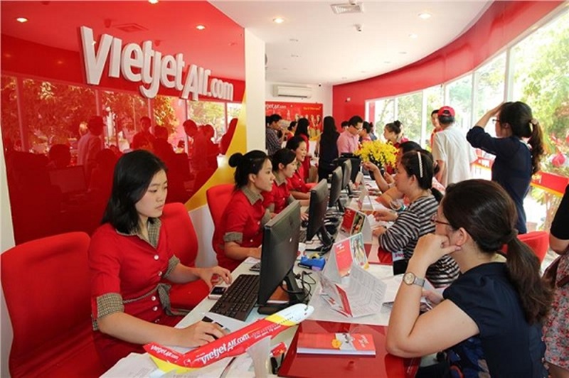 Địa chỉ phòng vé Vietjet tại miền Bắc