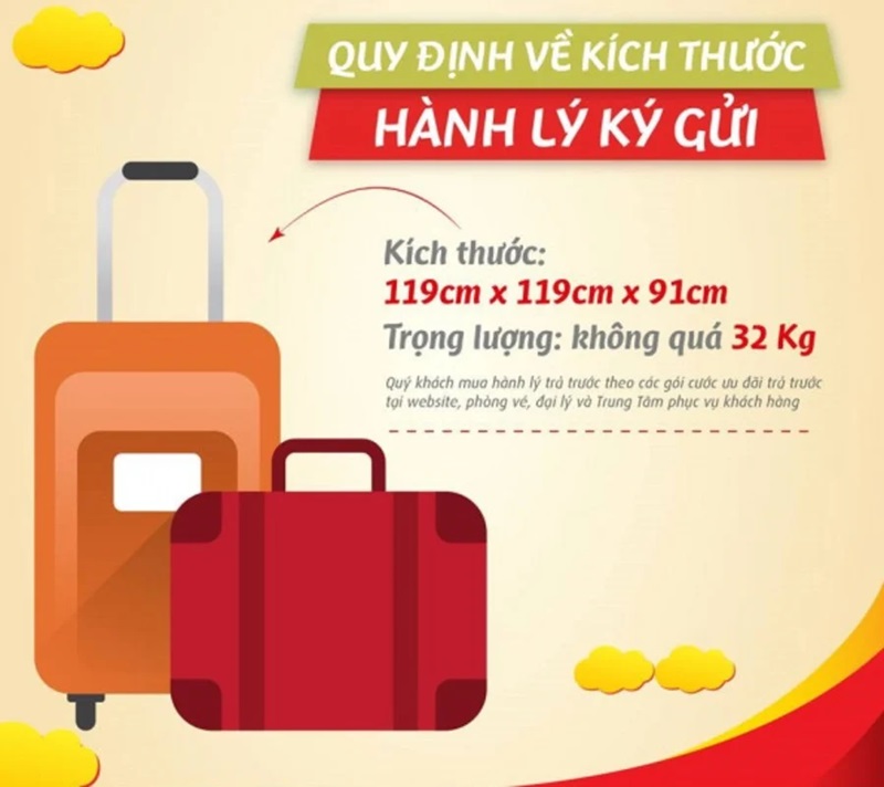 Tìm hiểu quy định hành lý ký gửi Vietjet cụ thể