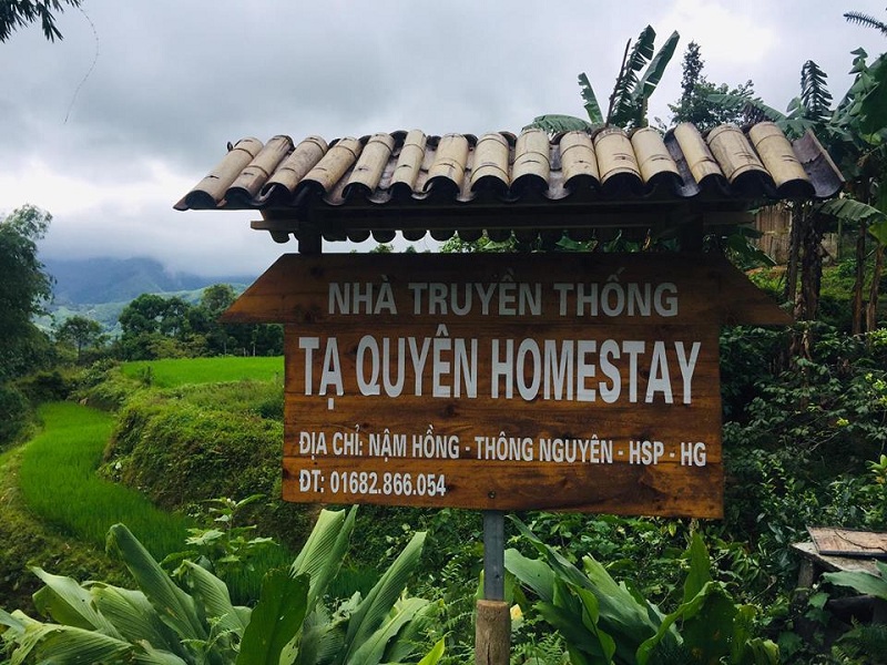 Homestay ở Hoàng Su Phì - Triệu Tạ Quyên