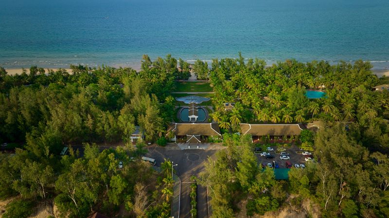 Langco Beach mang đến không gian yên tĩnh và thoáng đãng dành cho du khách khi tới đây