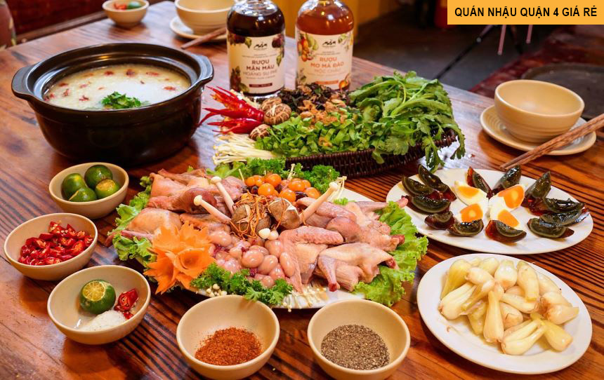 Quán nhậu quận 4 giá rẻ, địa chỉ quán nhậu ở quận 4 mồi ngon